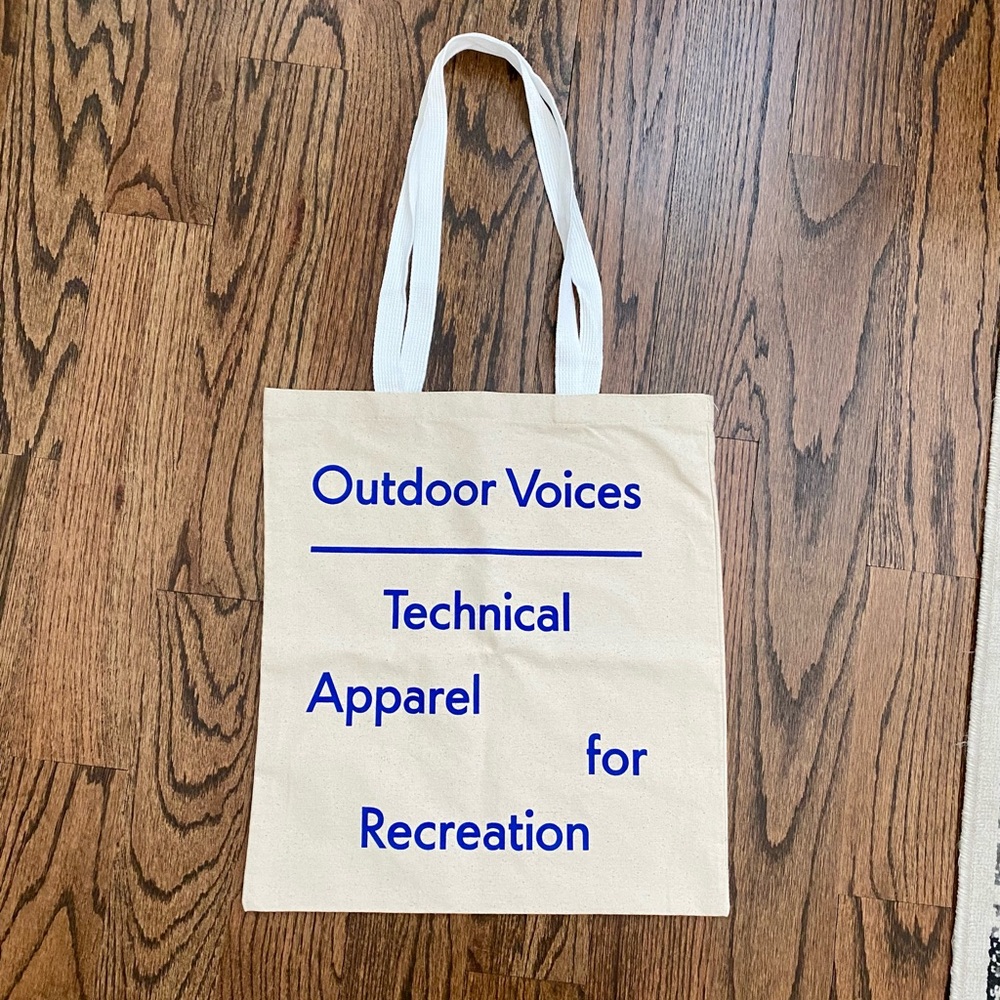Outdoor Voices Canvas Tote Bag